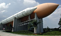 Shuttle launch vehicle at Kennedy Space Center image