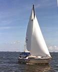Sailboat on the Intracoastal Waterway 